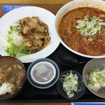 ふじのや - 男の定食(肉味噌)