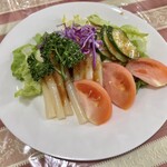 洋食屋 - アスパラサラダ