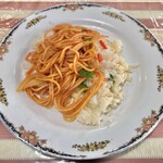 洋食屋 - 特製チャンポン(スパゲティー＆ピラフ)