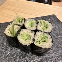 sushi AKEBONO - きゅうりとガリにレモンが合います