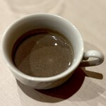 CANE & Gatto - シャンピニオンのポタージュ深く深く旨みが凝縮されてる