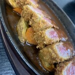 えいすけ - ポテト、にんじん付け合わせ