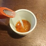 信玄 - 白濁蕎麦湯