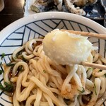 讃岐饂飩 恩家 - 半熟玉子天ぷら