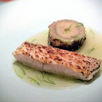 蒼 - 「魚、良いのが揃ったよ(^^♪」とシェフからLINE。いつもいつもお気遣いが嬉しい。白甘鯛、身がフワフワ旨みが凄くて、皮も美味。これも過去一！牛蒡も凄かった。