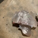 NOMI RESTAURANT - 愛媛の藤本さんの鯛、表面が光って