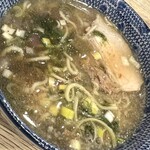 麺屋 おおやま - そのまま食べて最後はスープかけての旨し♪