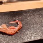 鮨 実紀 - 赤貝ひも