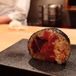 鮨 実紀 - 週末ロール（漬けマグロ、中トロ、車海老）