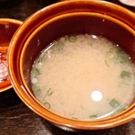 鮨 実紀 - 味噌汁