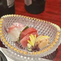 個室和食東山 新橋店 - お刺身盛合わせもぷりぷり