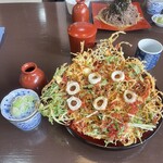 千本桜 - 六文銭かき揚げ天ざるそば