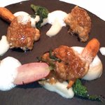 フロリレージュ - 豚の脳みそ　ニンニクのソース