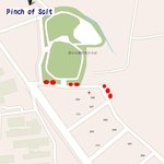ピンチ オブ ソルト - 駐車場は無いけど、公園の周りの赤丸はいいみたい。