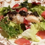 N'onaka - ホタテとキャビアのサラダ