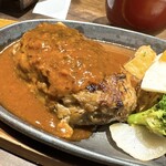 山海倶楽部 - ハンバーグ