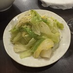 ラムと泡 2nd エデン - お通しのアンチョビキャベツ