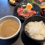 米沢牛・焼肉 さかの - ★米沢牛上ロースランチ（2199円税込）★ 