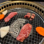 米沢牛・焼肉 さかの - 調理中！