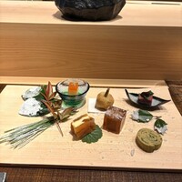 京橋 鮨 好日 - 前菜六種