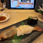 回転寿しトリトン - 1本ぼたんえび¥715