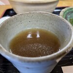手打ち蕎麦　玄葉 - 蕎麦湯で〆る