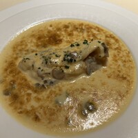 マンジャーモ - 真鯛のシャンパンクリームソース