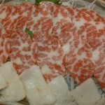 Sushi Hachi - これは馬刺しです！たてがみもついてます！1600円(税別です)