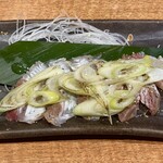 はなの舞 大山店 - 料理：炙り鰤の長葱マリネ