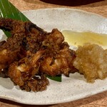 はなの舞 大山店 - 料理：ゲソ唐ポン酢