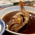 どぜう・四季料理 やぶや - キンキ煮付け(¥4,400税込）
      ほろっとほぐれる身離れのよさ、癖がなく上品極まりない香り、どこをとっても素晴らしい、これぞ高級魚♪
      大村屋酒造場の馴（なじみ）とともに(*´ω`*)