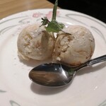 イタリアンバル AMIGO - アーモンドとバナナのセミフレッド