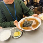 まるたかラーメン - 二人で「正油ラーメン」＆「小ごはん」