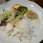 キッチン ブルー グローブ - 最後のワンプレート