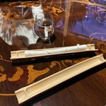 茶館きっかわ 嘉門亭 - おしぼりです♪モンゴルのおしぼりと同じくらいびっくりします(｀_´)ゞ