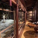 茶館きっかわ 嘉門亭 - 一番景色の良い席にご案内頂けました♡