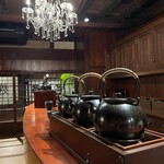 茶館きっかわ 嘉門亭 - カウンターを撮影させて頂きました