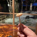 茶館きっかわ 嘉門亭 - 一口で頂きます♪