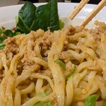 食堂 はせ川 - 一気に混ぜましょう