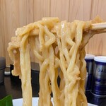 食堂 はせ川 - 東京製麺の中太麺