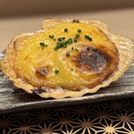 鮨 冨味 - ホタテ焼き