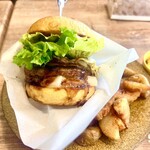 オレンジバーガー - 照焼き餅バーガー