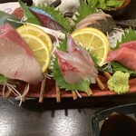 ひろ茂 - カボスぶり、関鯖、責鯵、鰆、マグロ　マグロがかなり旨い