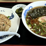 省ちゃん - ラーメン＋炒飯セット950円