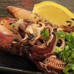 焼きもの家 慶 - ヤリイカの炭火焼き@780円