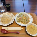 山形屋食堂 - 黒豚炒飯セット