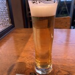 ロータスパレス - ワンドリンクサービスの生ビール