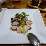 ノルマンディー - タコのガーリックオイルあえ