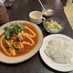 洋食キッチン シャトー - 【2024.12.26(木)】Special MenuB（牛肉団子トマト煮込みチーズがけ・並盛）990円＋ドリンクバー300円→0円