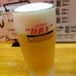 翁 - やっぱり昼間から飲む生ビールが最高!!